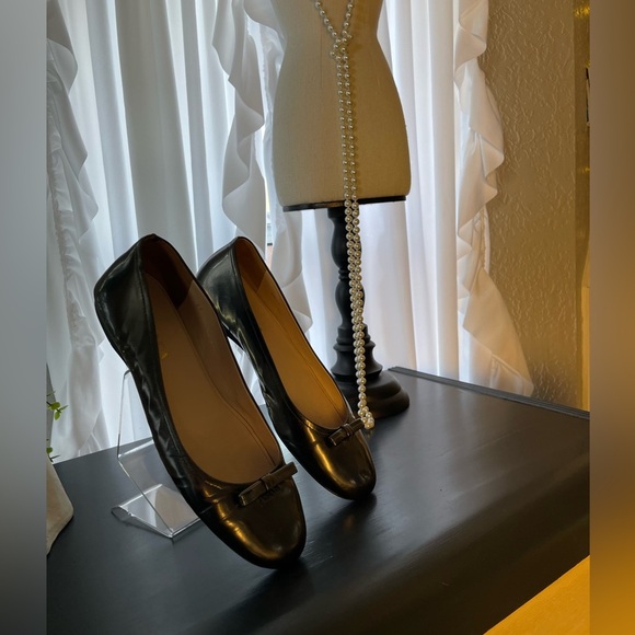 Prada Metallic Charcoal Grey Flats Size 9 (39) - Picture 4 of 12